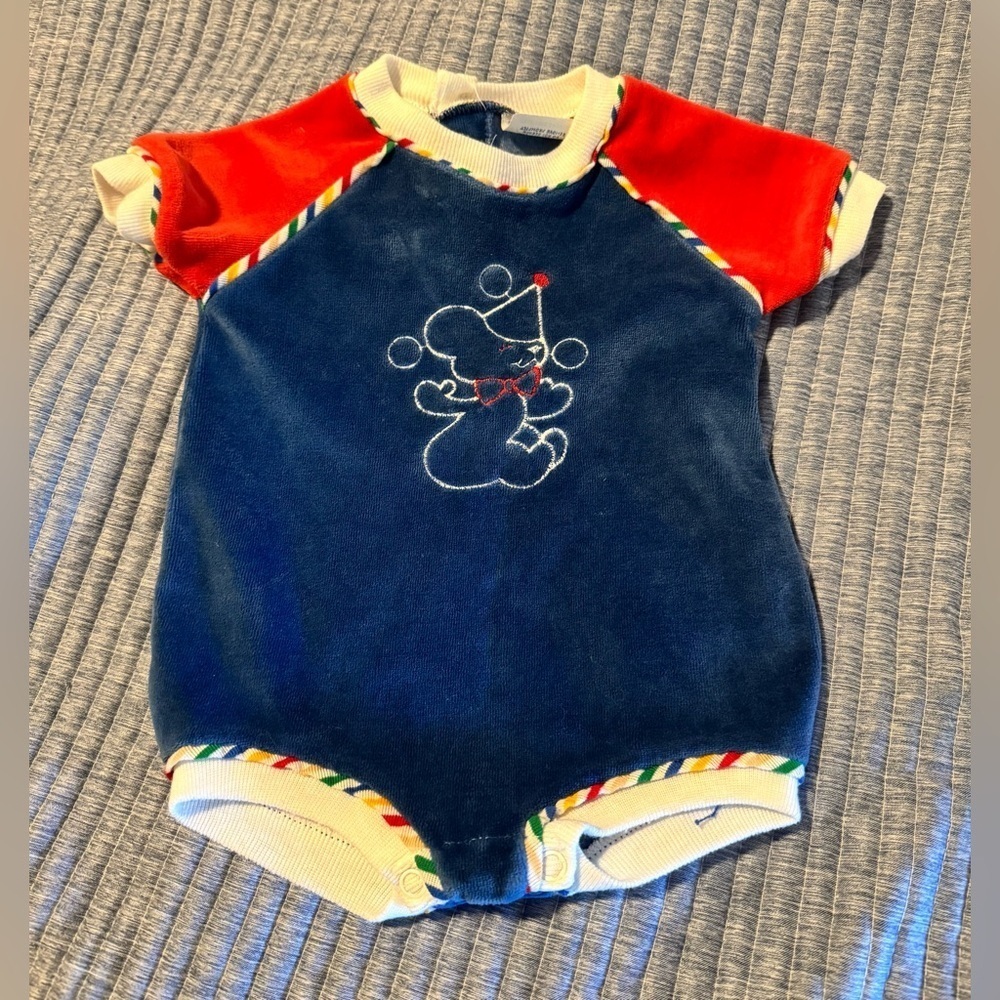 Vintage Doe Spun Onesie Velour